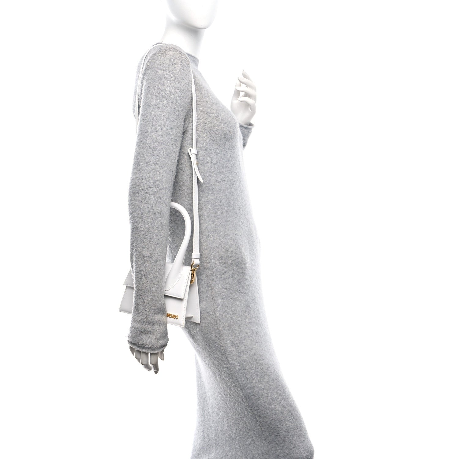 Jacquemus Smooth Calfskin Le Chiquito Moyen White 2 of 13