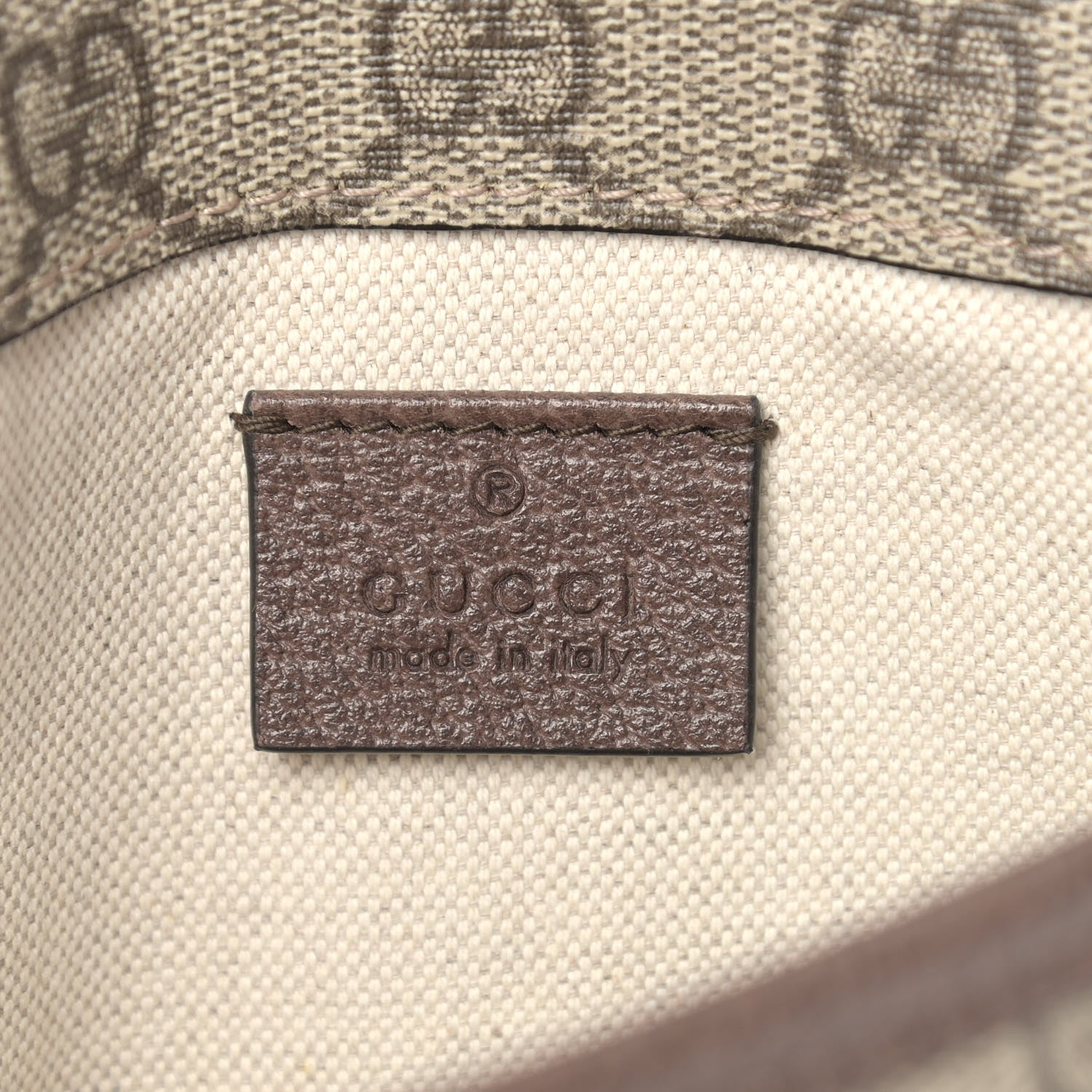 Gucci GG Supreme Monogram Neo Vintage Web Belt Bag Brown 6 of 10