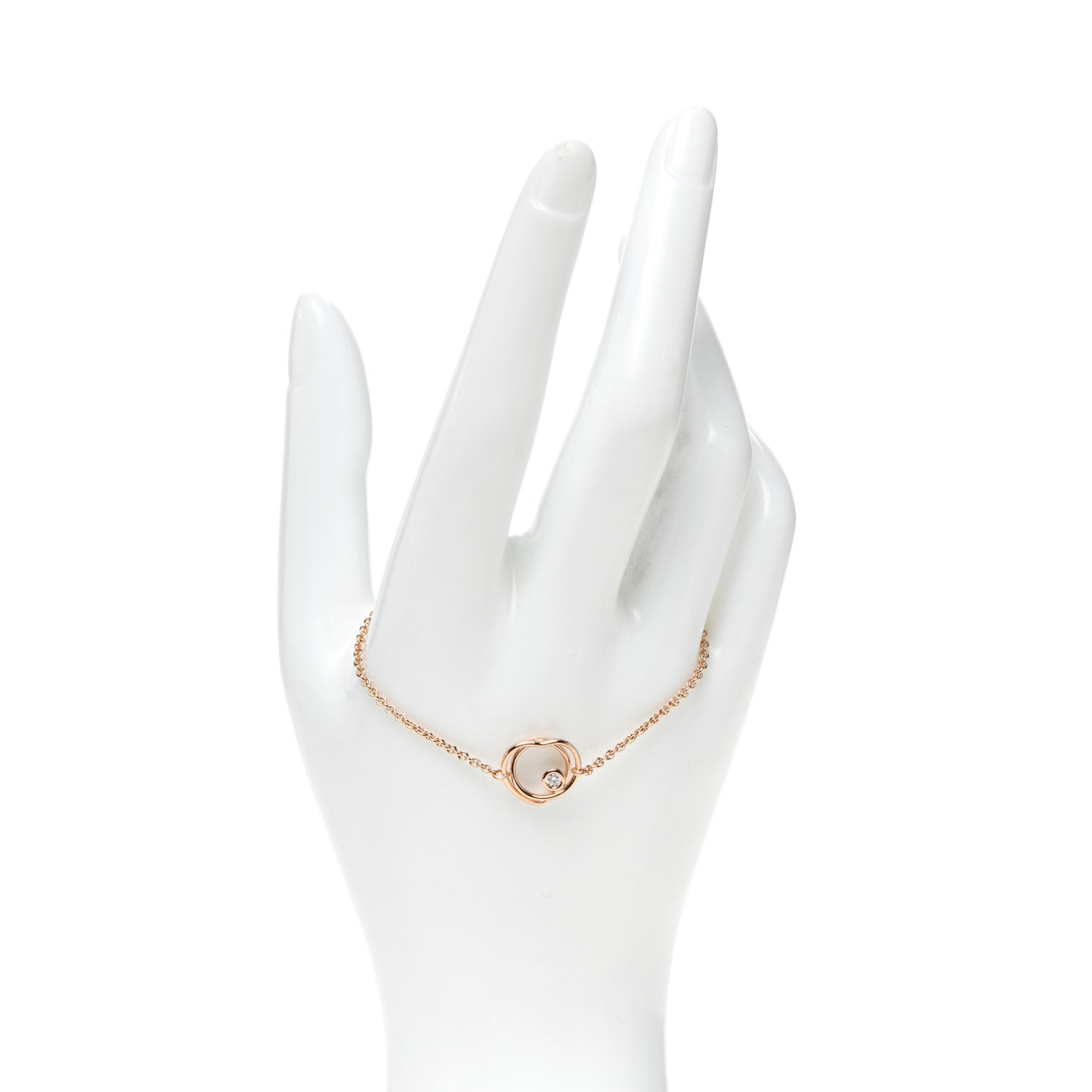 18K Rose Gold Diamond TPM Vertige Coeur Bracelet SH