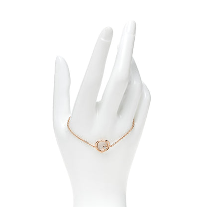 Hermes 18K Rose Gold Diamond TPM Vertige Coeur Bracelet SH 2 of 5