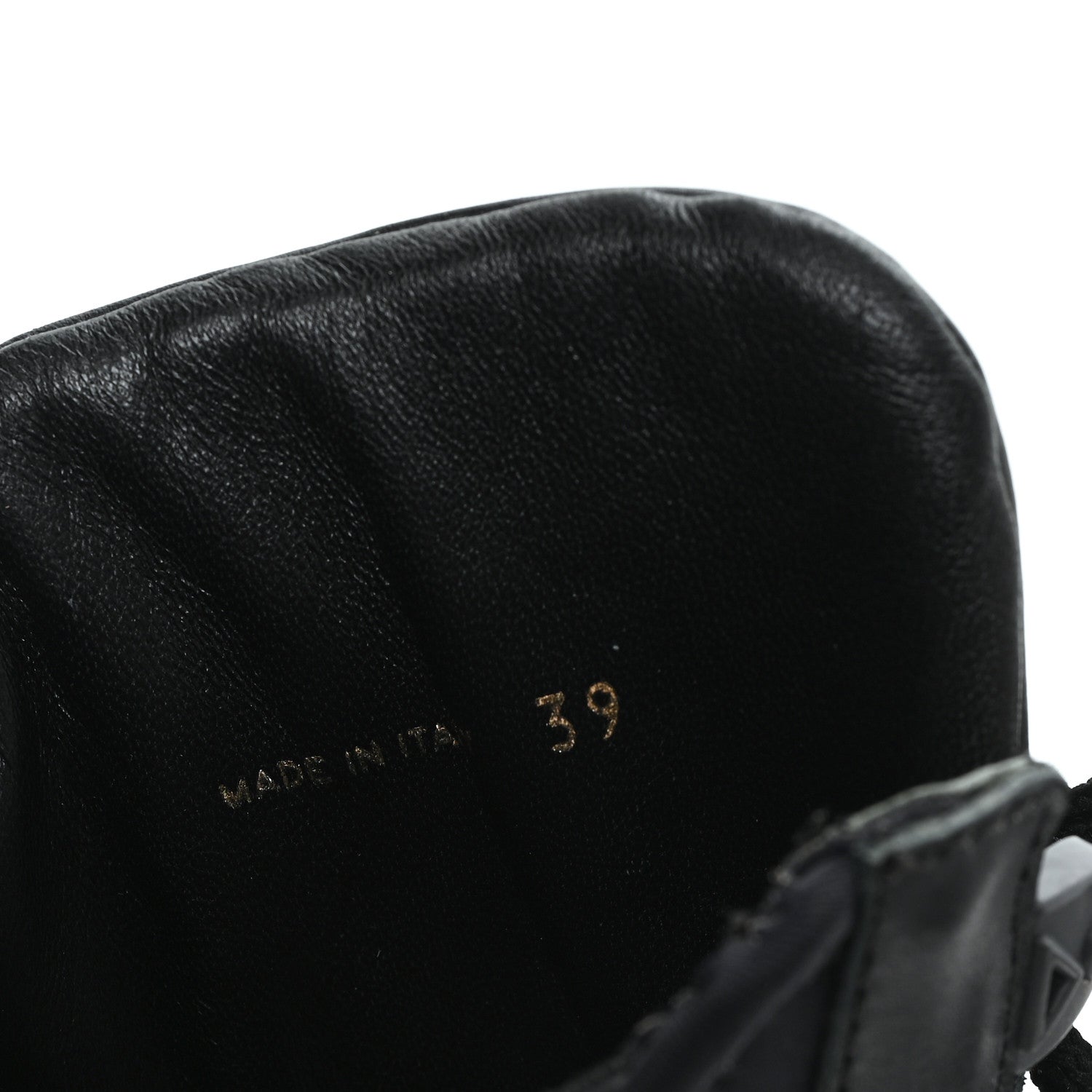 Prada Vitello Montana Neoprene Lace Up Chelsea 110mm Ankle Boots 39 Black 9 of 9