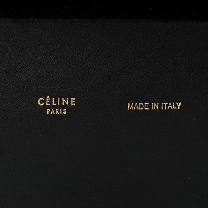Celine Snakeskin Calfskin All Soft Shoulder Bag Black 6 of 10