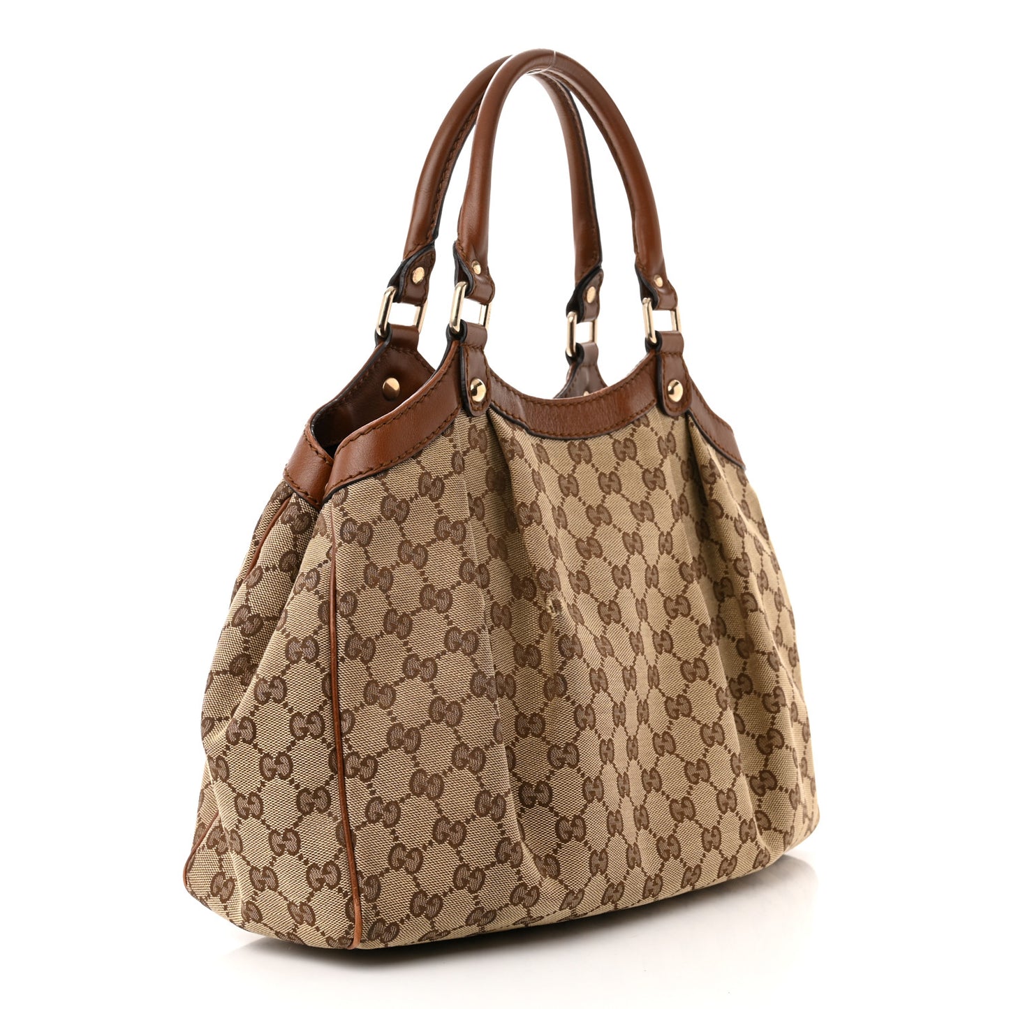 Monogram Medium Sukey Tote Brown