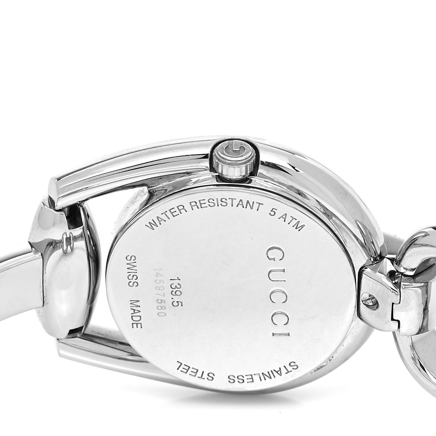 Gucci Stainless Steel 28mm Horsebit Quartz Watch Red 4 of 4