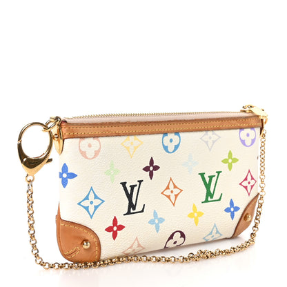 Louis Vuitton Monogram Multicolor Pochette Milla MM White 2 of 8