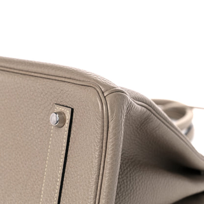 Hermes Togo Birkin 35 Gris Tourterelle 9 of 14