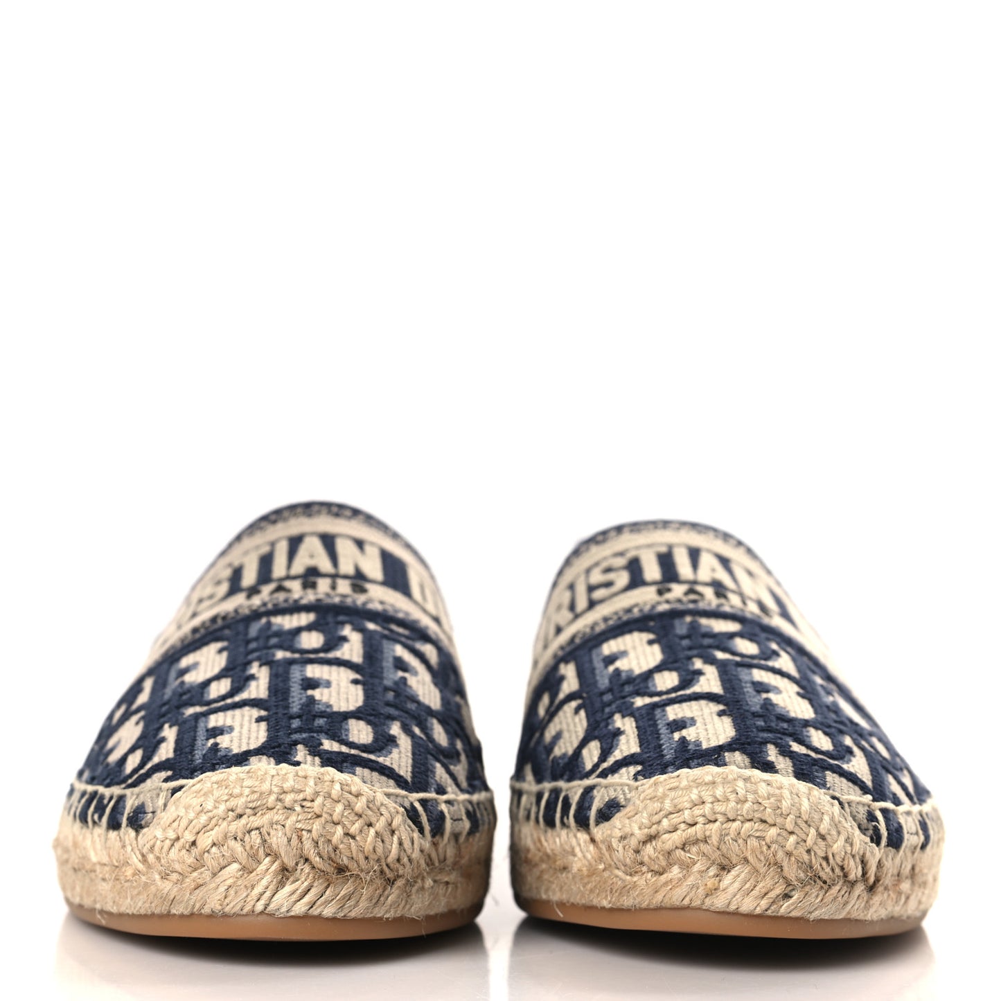 Oblique Embroidered Granville 15mm Espadrilles 40 Deep Blue