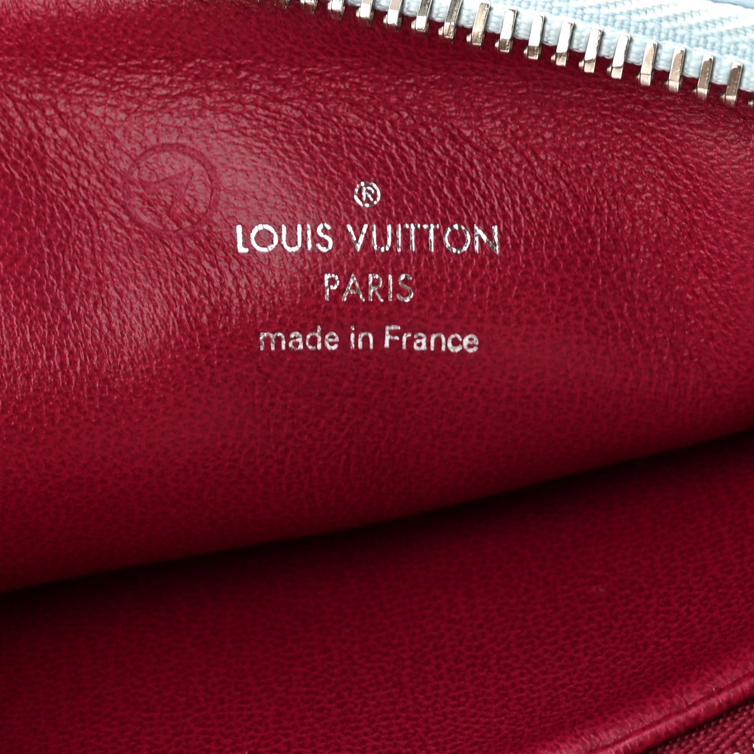 Louis Vuitton Lambskin Embossed Monogram Coussin PM Bleu 6 of 9