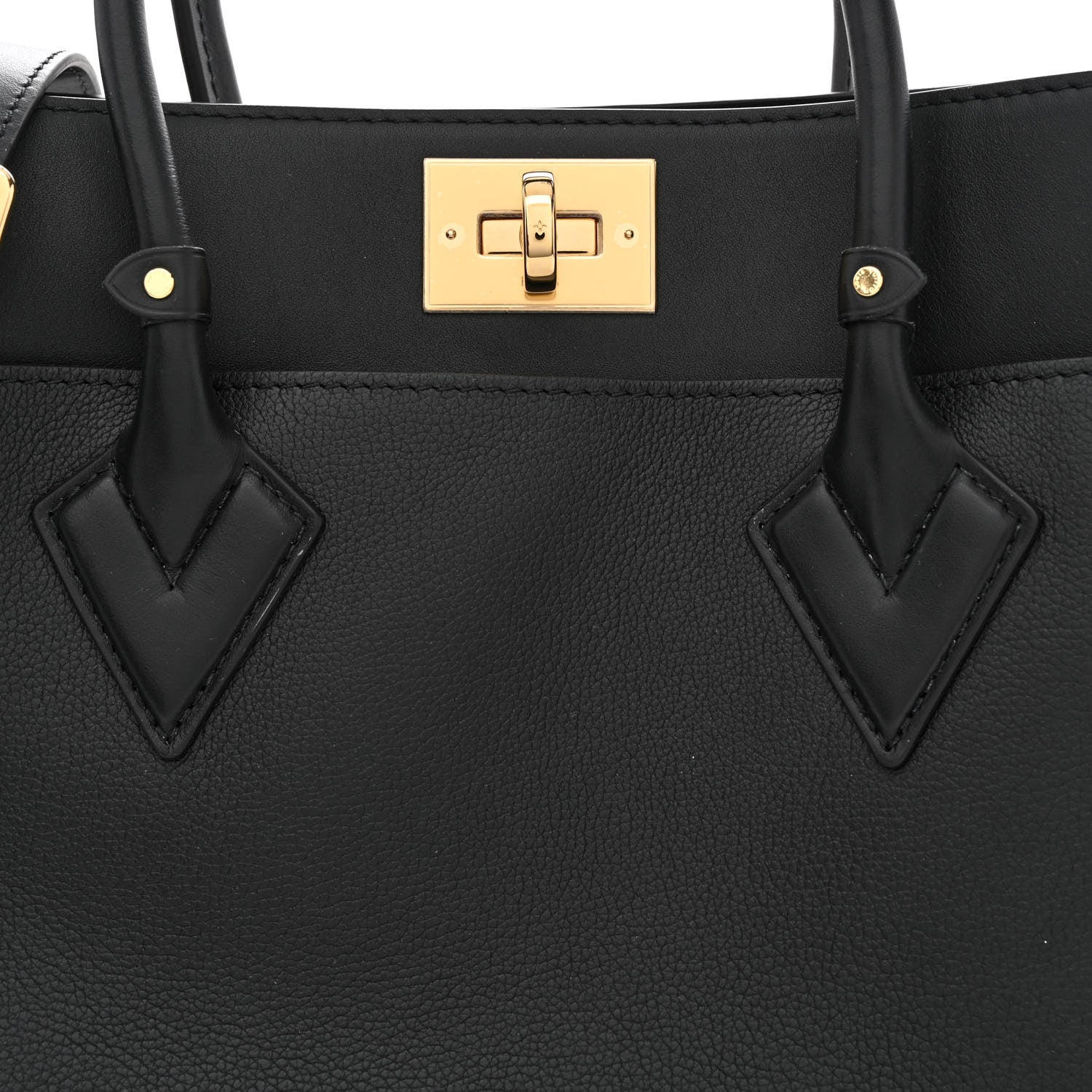 Louis Vuitton Calfskin Monogram Tufting On My Side Black 7 of 10
