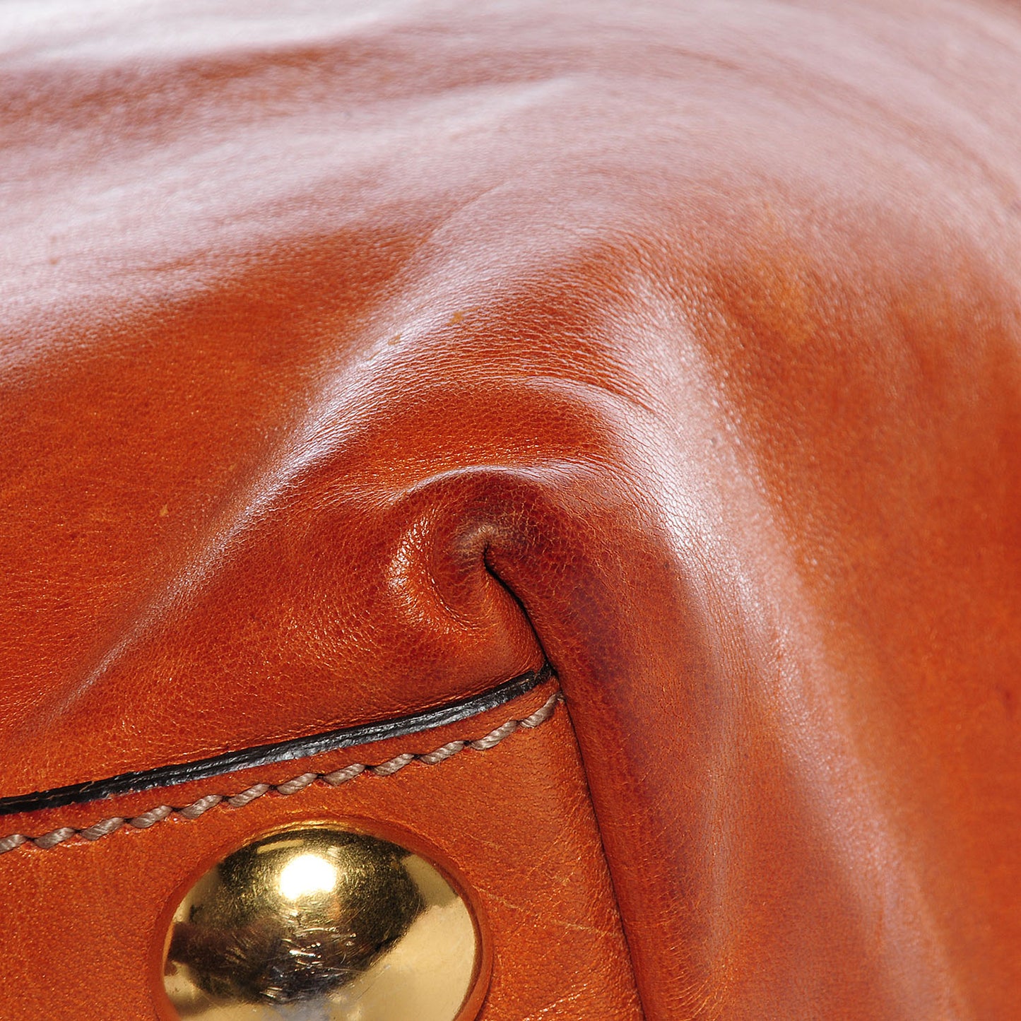 Calfskin Tattoo Heart Babouska Shopping Tote Brown