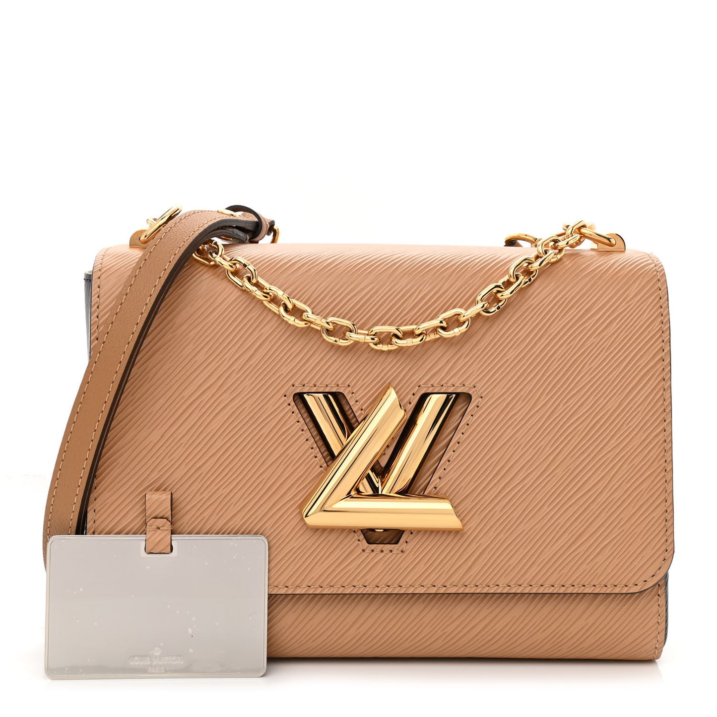 Epi Twist Shoulder Bag MM Camel