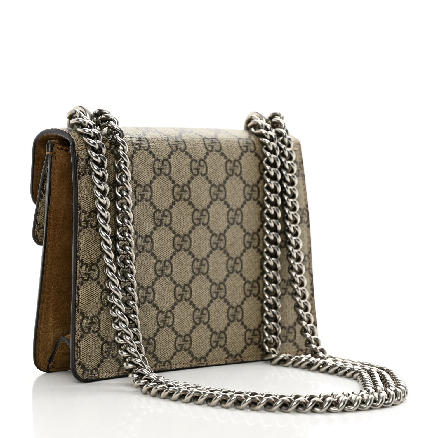 Gucci GG Supreme Monogram Mini Dionysus Shoulder Bag Taupe 2 of 10