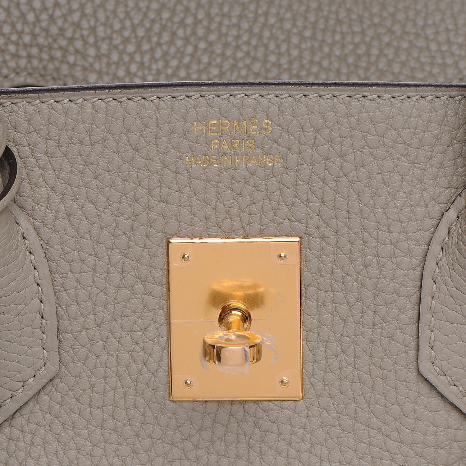 Hermes Taurillon Clemence Birkin 35 Sauge 9 of 27