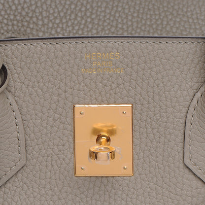 Hermes Taurillon Clemence Birkin 35 Sauge 9 of 27