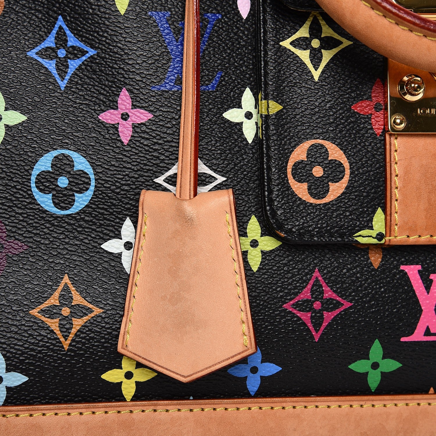 Louis Vuitton Monogram Multicolor Alma GM Black 15 of 15