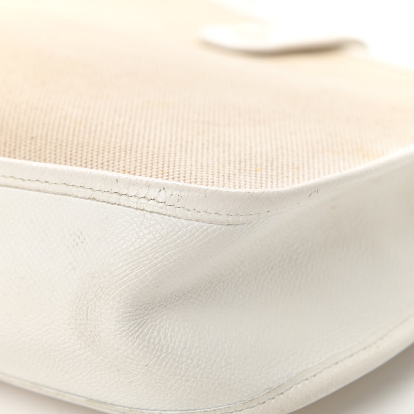 Toile Taurillon Clemence Evelyne PM Blanc White
