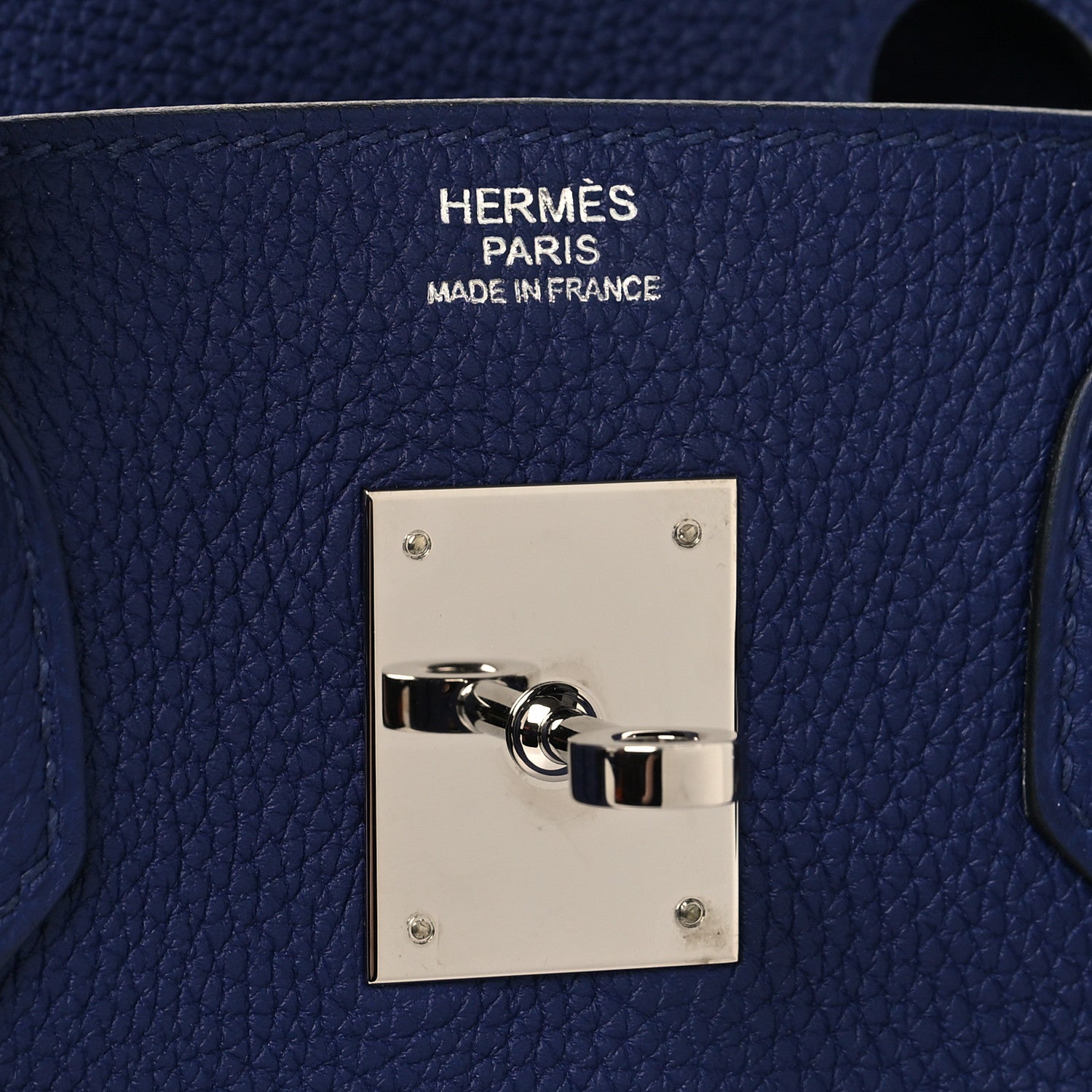 Hermes Togo Birkin 30 Bleu Encre 6 of 13