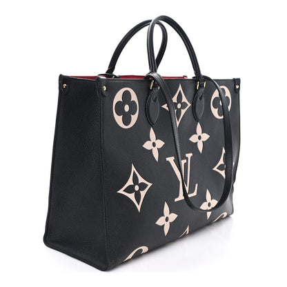 Louis Vuitton Empreinte Monogram Giant Onthego GM Black Beige 3 of 9