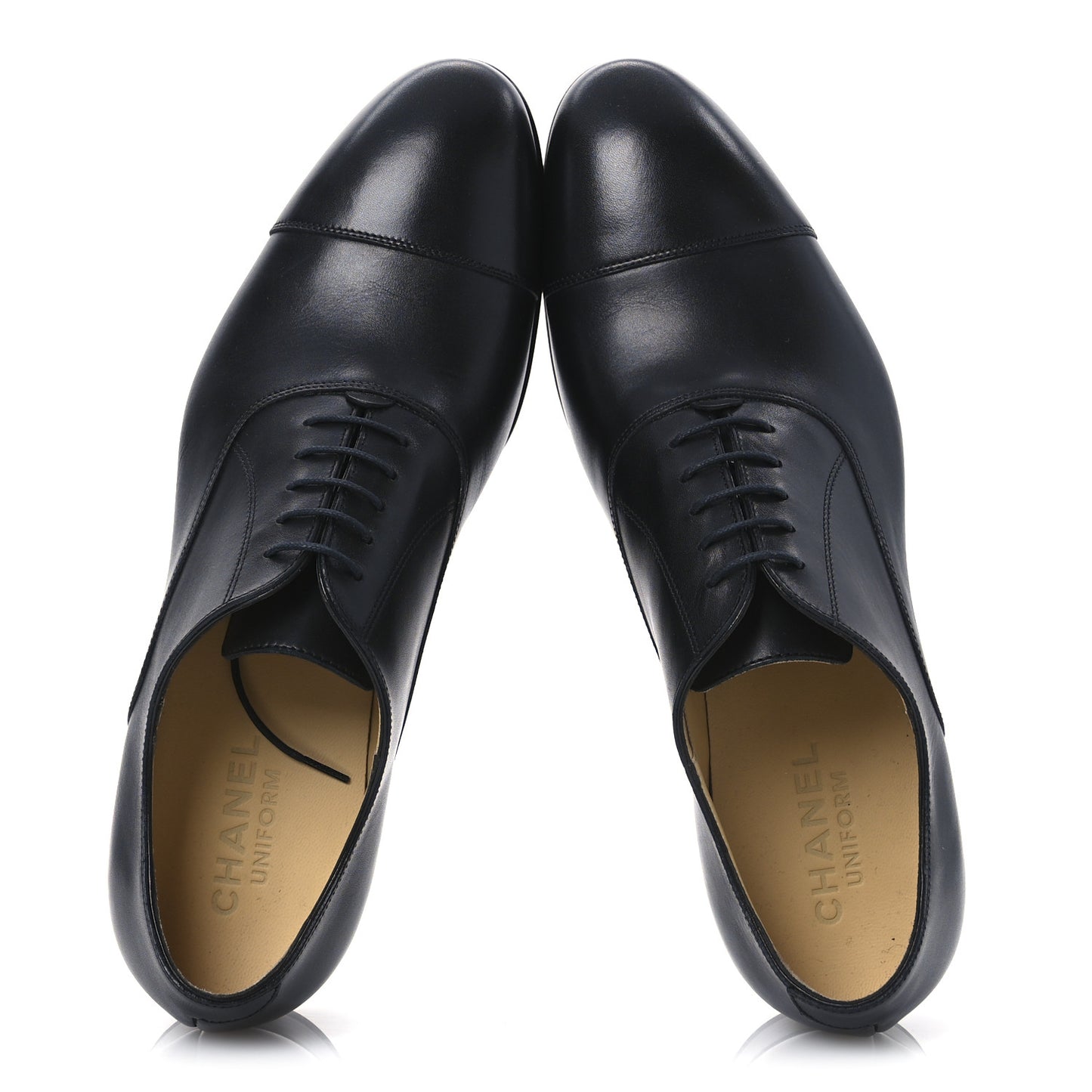 Smooth Calfskin Mens Loafers 42 Black