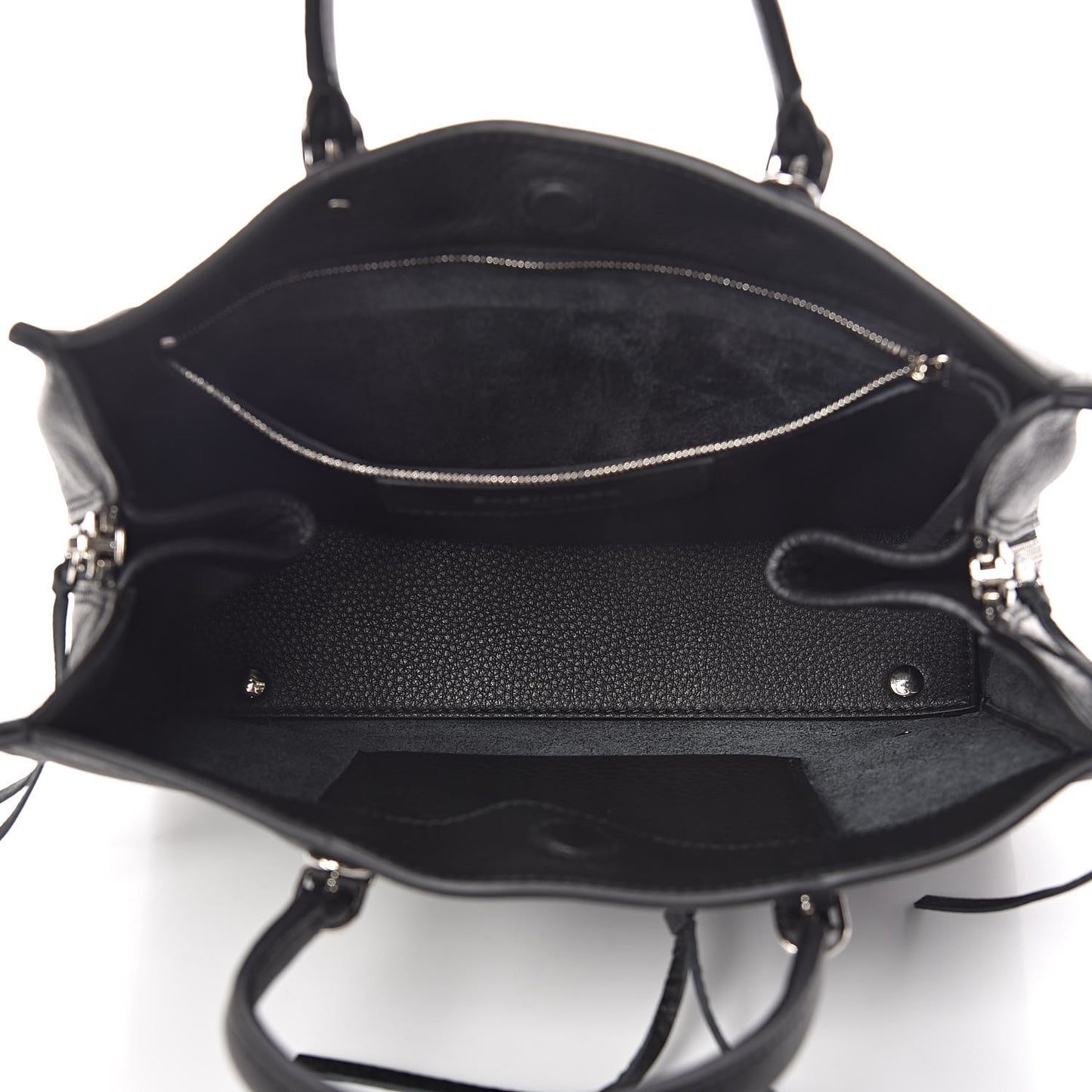 Veau Papier A6 Zip Around Tote Black