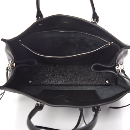 Balenciaga Veau Papier A6 Zip Around Tote Black 5 of 10