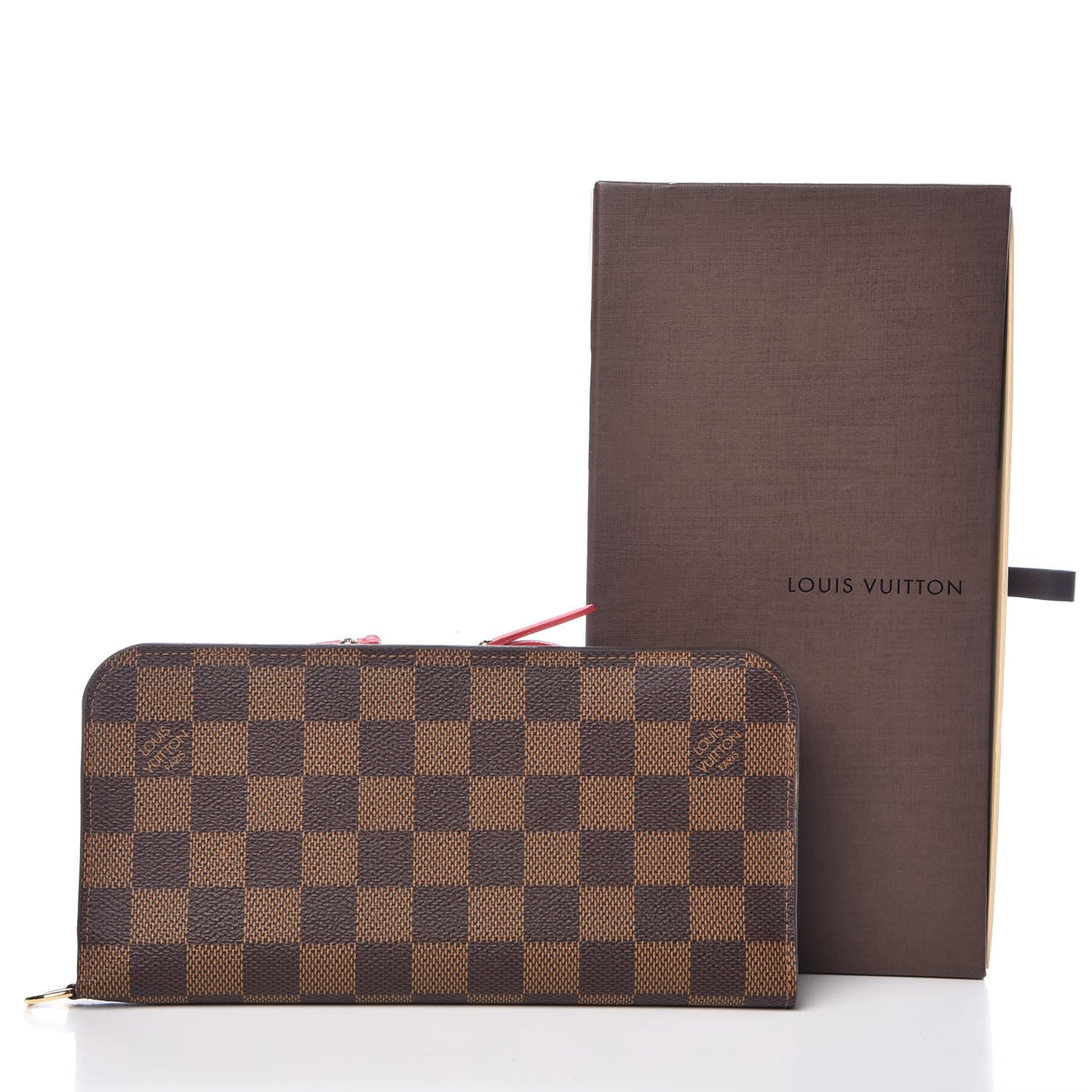 Damier Ebene Insolite Wallet Red