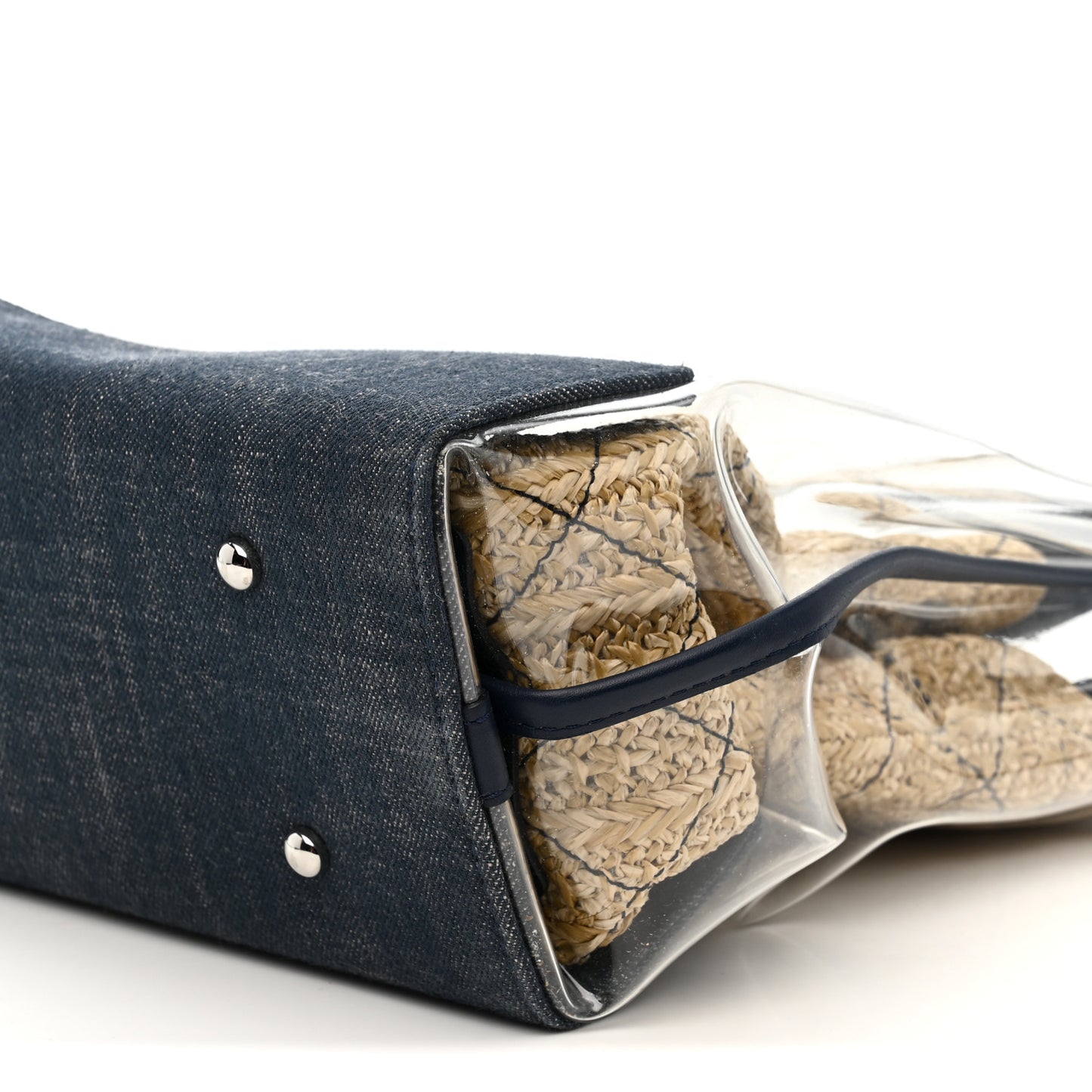 Denim PVC Chanel 31 Bag Blue