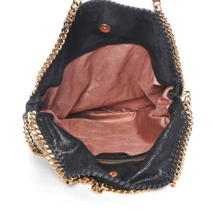 Stella McCartney Shaggy Deer Falabella Fold Over Tote Black 5 of 8