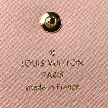 Louis Vuitton Damier Azur Emilie Wallet Rose Ballerine 7 of 10