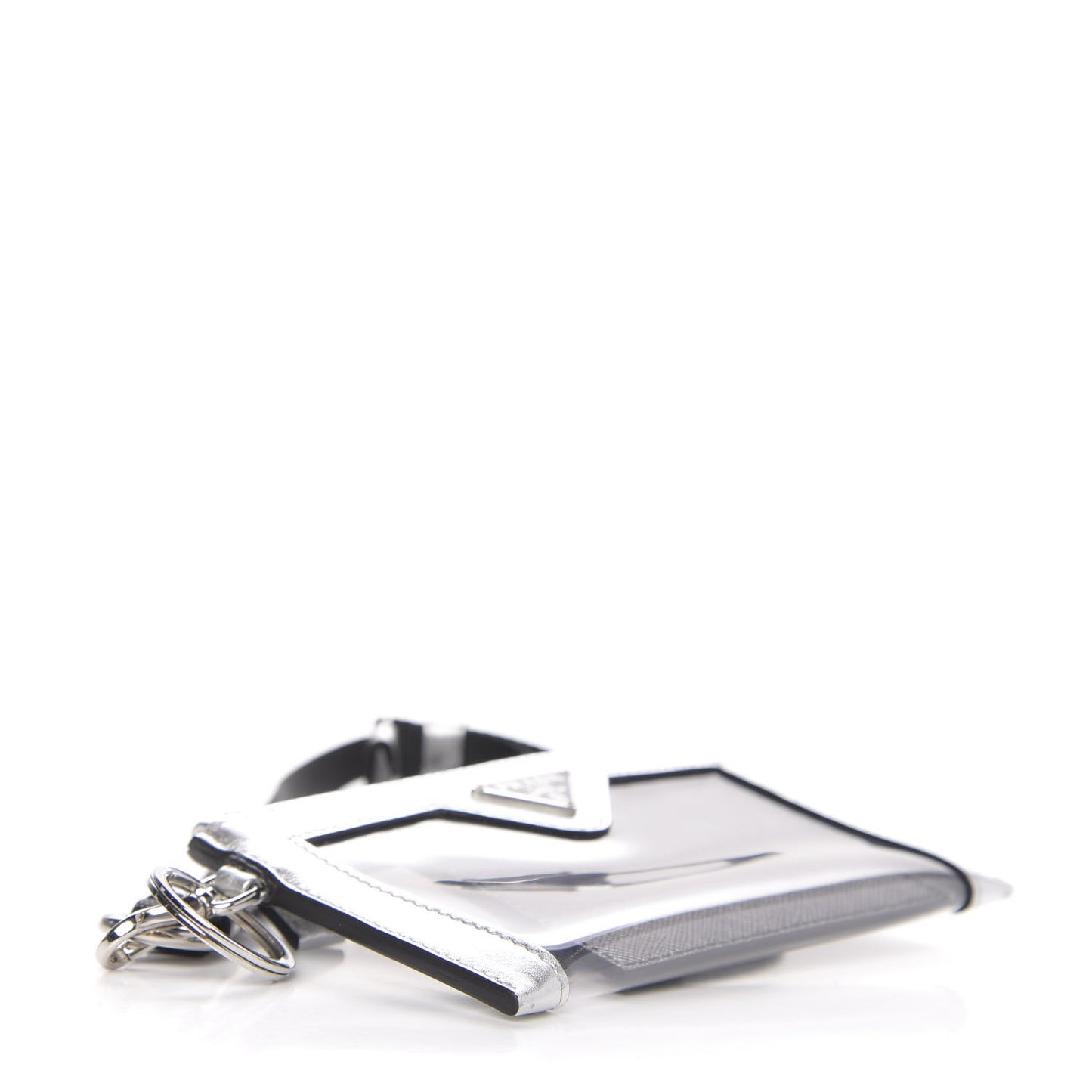 Vernice Plexiglass Card Holder Argento