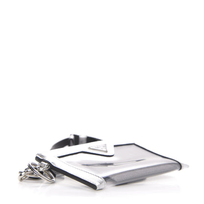 Prada Vernice Plexiglass Card Holder Argento 4 of 9