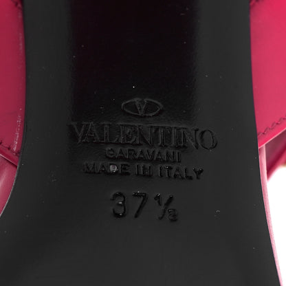 Valentino Garavani Calfskin Roman Stud 60mm Sandals 37.5 Blossom 6 of 7