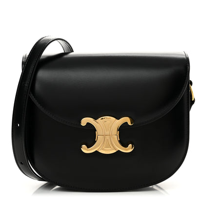 Celine Shiny Calfskin Teen Besace Black 1 of 12