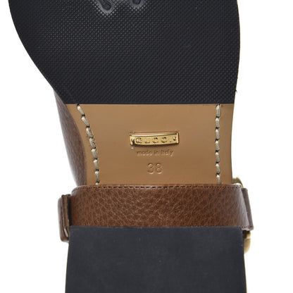 Gucci GG Monogram Calfskin Lola Tall Boots 38 Beige Ruggine Cuir 7 of 7
