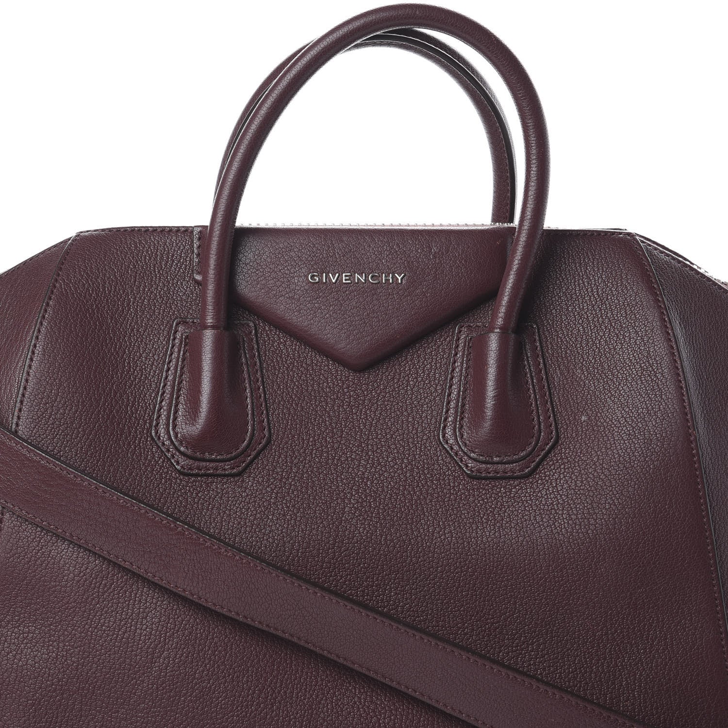 Givenchy Sugar Goatskin Medium Antigona Oxblood 8 of 8