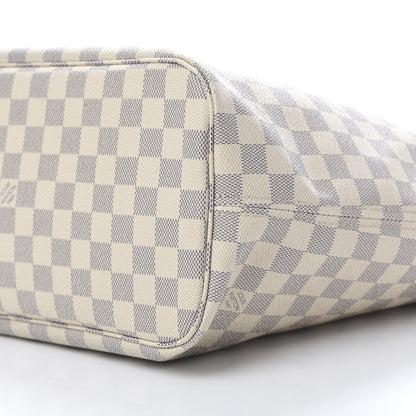 Louis Vuitton Damier Azur Neo Neverfull MM Rose Ballerine 12 of 15