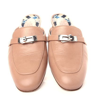 Hermes Goatskin Oz Mules 39 Bois De Santal 5 of 11