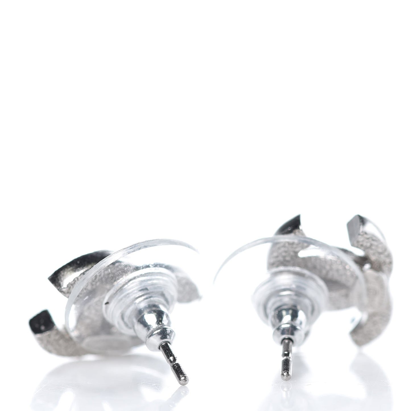 Crystal Timeless CC Earrings Silver