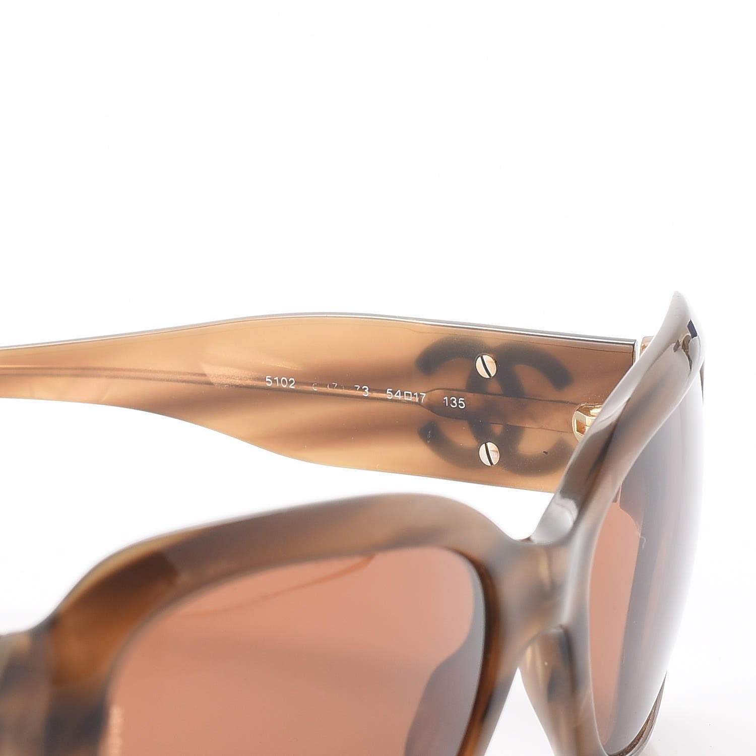 Chanel Studded CC Sunglasses 5102 Tortoise 6 of 8
