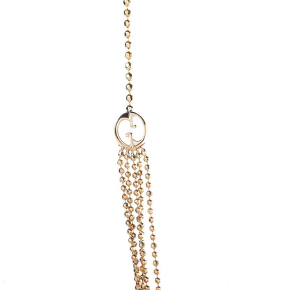 Gucci 18K Yellow Gold GG Signature Statement Necklace 5 of 6