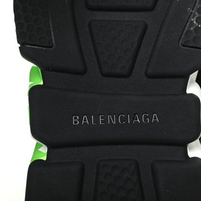 Balenciaga Neoprene Knit Mens Speed Graffiti Sneakers 42 Black White Fluo Green 6 of 7