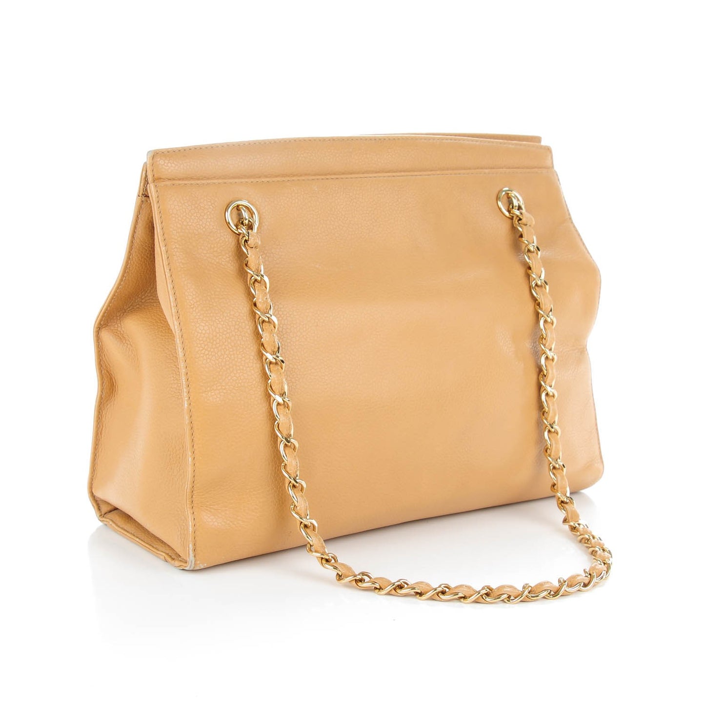 Caviar Shoulder Bag Beige