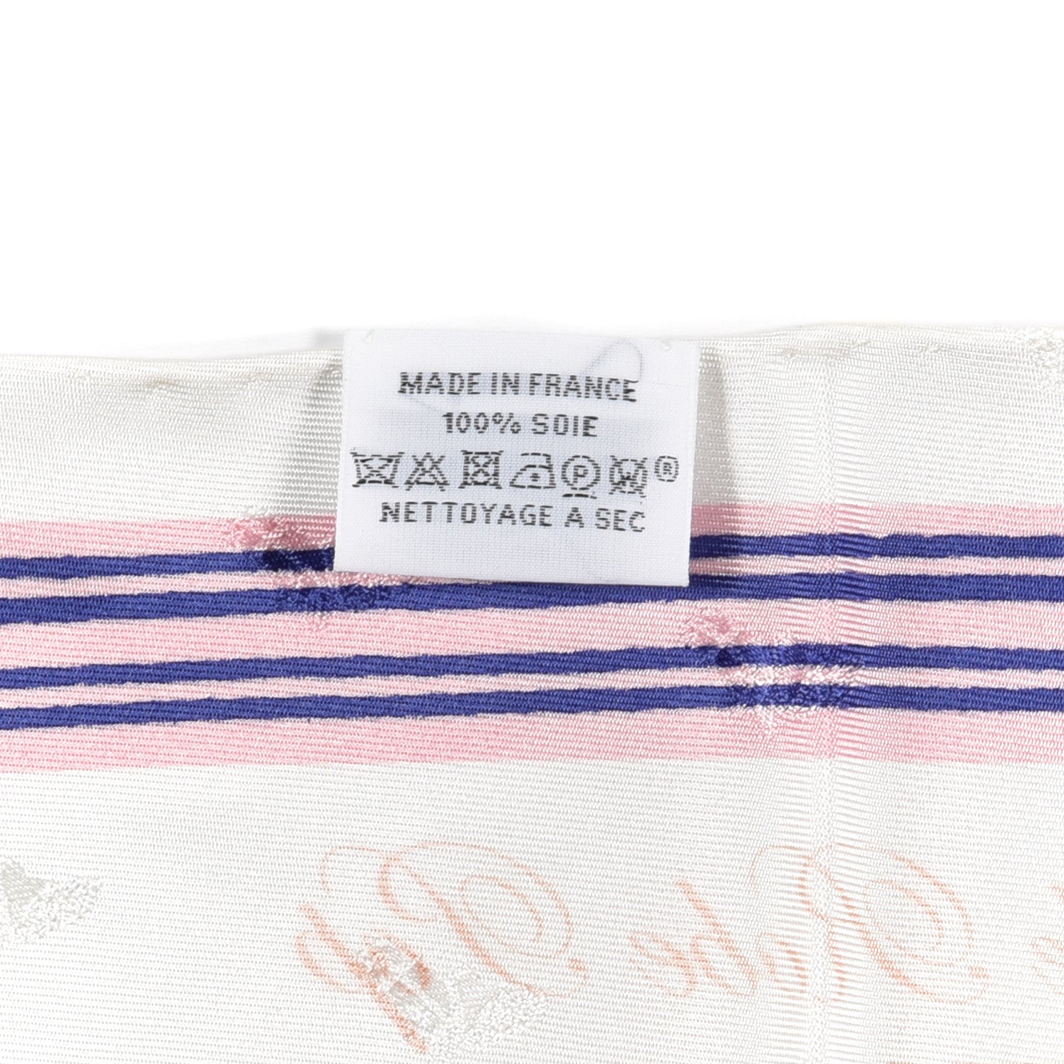 Hermes Silk Garde Robe Pop Charm Triangle Scarf 70 Multicolor White 5 of 6