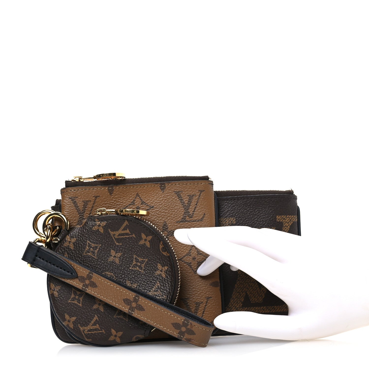 Louis Vuitton Reverse Monogram Giant Trio Pouch 2 of 10