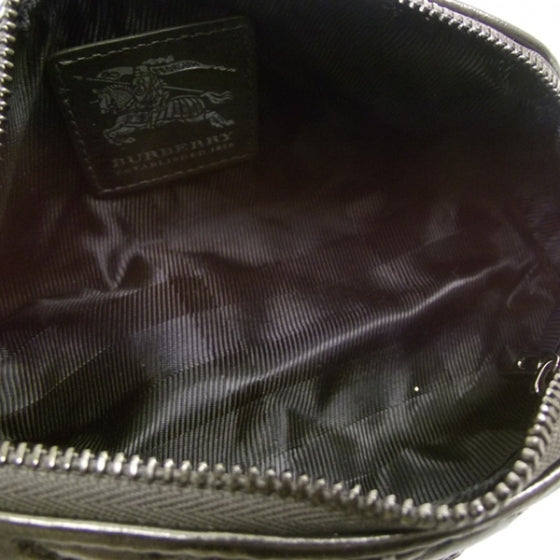 Burberry Leather Quilted Cosmetic Case Bronze 7 of 11