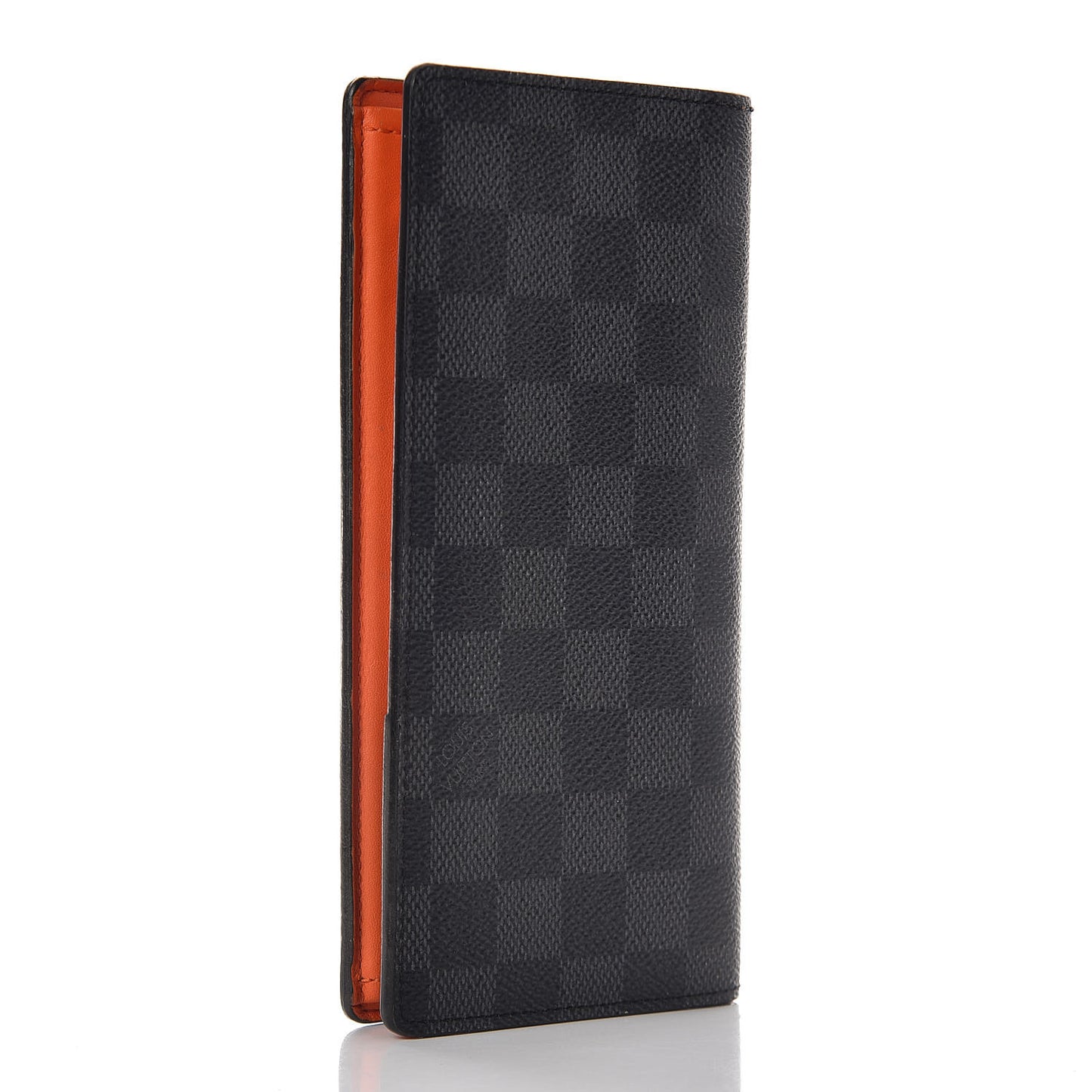 Damier Graphite Stripe Brazza Wallet Orange