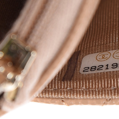 Chanel Caviar Quilted Wallet On Chain WOC Beige 6 of 13