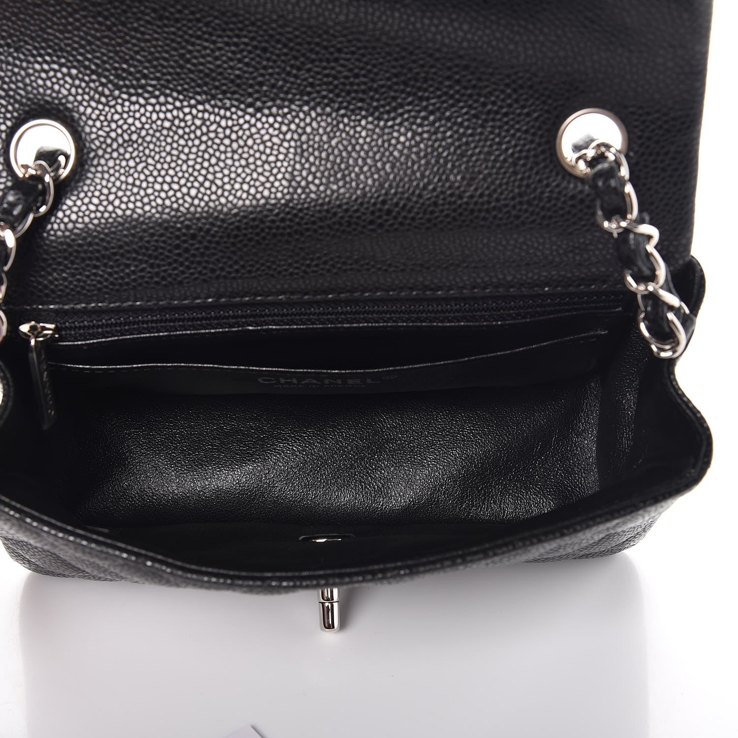 Chanel Caviar Quilted Mini Rectangular Flap Black 5 of 8