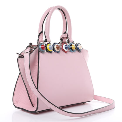 Fendi Vitello Dolce Plexiglass Flowerland Studded Mini 3Jours Tote Peonia Multicolor 3 of 11