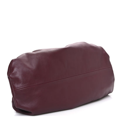 Bottega Veneta Smooth Butter Calf The Pouch Oversized Clutch Bordeaux 4 of 11